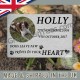 Personalised Pet Photo Memorial Plaque Dog Grave Marker Name Plate Sign